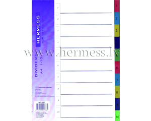 Sadaltjs A4, 1-10, plastikta, krsains